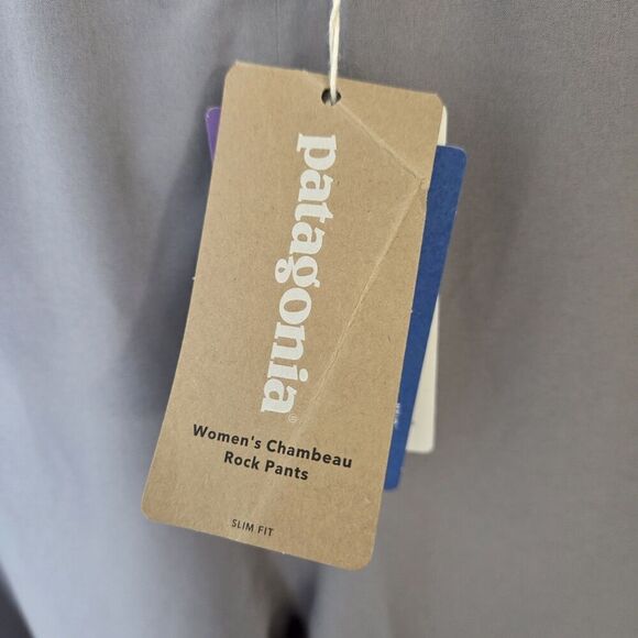 NWT Patagonia Chambeau Rock Pants Climbing Hiking Feather Grey 82935 Women's 22 - Picture 16 of 16